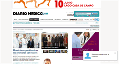 Desktop Screenshot of enfermedades-raras.diariomedico.com