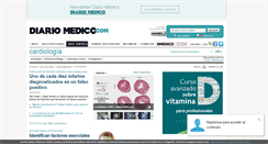 Desktop Screenshot of cardiologia.diariomedico.com