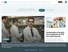 Tablet Screenshot of neurologia.diariomedico.com