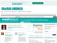 Tablet Screenshot of medicablogs.diariomedico.com