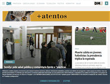 Tablet Screenshot of oncologia.diariomedico.com