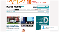 Desktop Screenshot of farmacologia.diariomedico.com