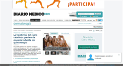 Desktop Screenshot of dermatologia.diariomedico.com