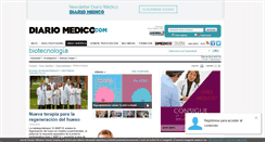 Desktop Screenshot of biotecnologia.diariomedico.com