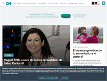 Tablet Screenshot of microbiologia.diariomedico.com